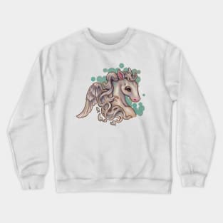 Mini Winged Horse (like a Pegasus cousin or something) Crewneck Sweatshirt